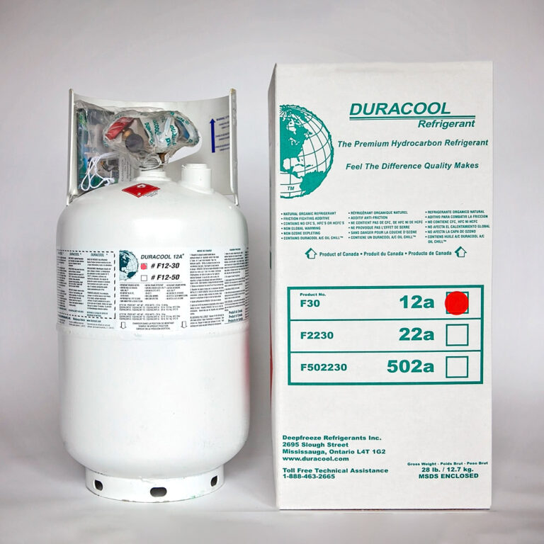 Duracool 12a Mobile A/C Refrigerant Cylinder 30 lb. Deepfreeze